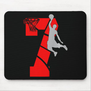 Kinder 7 jaar oude 7e Basketball Birthday PartyThe Muismat