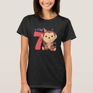 Kinder 7e jaaraap voor kinderen op een dag na de g t-shirt