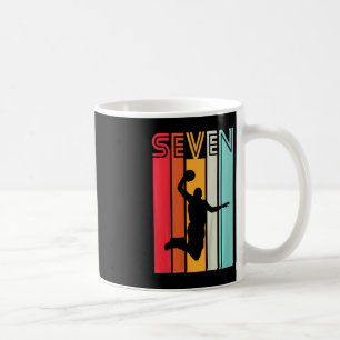 Kinder 7e verjaardag Basketball Lover Gift 7 jaar Koffiemok