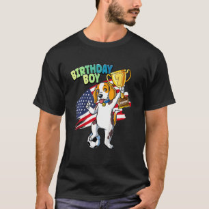 Kinder 7e verjaardag Jongen Voetbal 7 jaar oud T-shirt