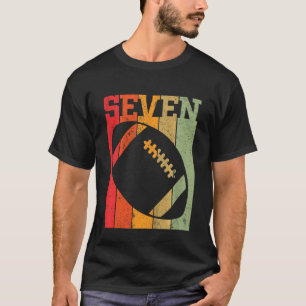 Kinder 7e verjaardag jongens 7 jaar oud Zeven Foot T-shirt