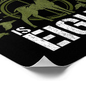 Kinder 8-jarige jachtdag: Duck Deer H Poster (Hoek)