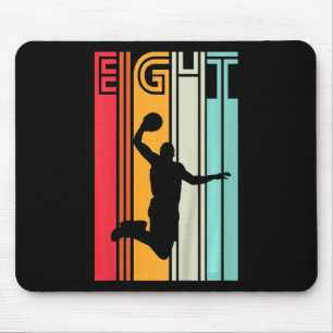Kinder 8e verjaardag Basketball Lover Gift 8 jaar  Muismat