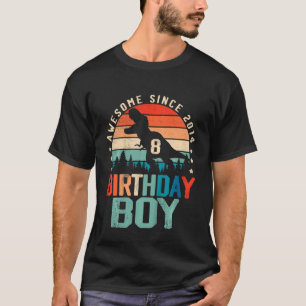 Kinder 8ste Verjaardagsjongen Geweldige sinds 2014 T-shirt