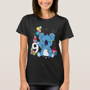 Kinder 9 jaar oud Koala 9e verjaardag Koala T-shirt