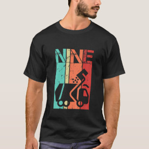 Kinder 9 jaar oude vuilniswagen Birthday 9th Birth T-shirt