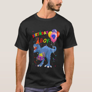 Kinder 9-jarige Rawr Ik ben 9e verjaardag Jongen D T-shirt