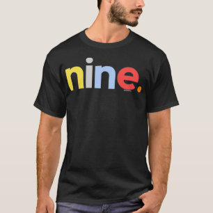 Kinder 9e verjaardag Jongen 9 jaar Nnegende T-shir T-shirt