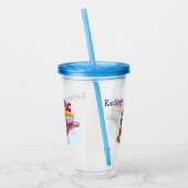 Kinder aangepaste ABC-trein Acryl Drinkbeker (Links)