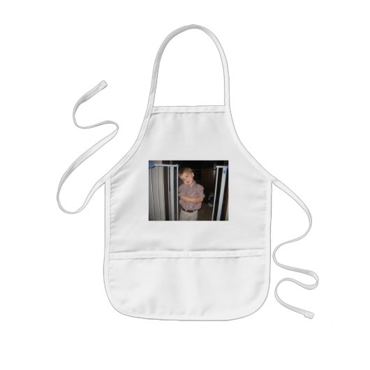 Kinder aangepaste Chef Apron Afbeelding Cook Schort (Voorkant)