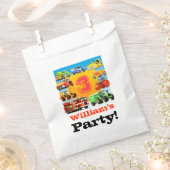 Kinder Aangepaste naam Bouwwagen Birthday Party Bedankzakje (Geknipt)