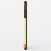 Kinder aangepaste naam schattige tijger gezicht si Case-Mate iPhone case (Achterkant/links)