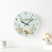 Kinder Aangepaste Wonneursery Wall Clock Grote Klok (Huis)