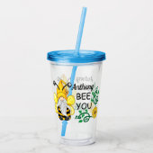 Kinder Aanpassen Bee u Acryl Tumbler Acryl Drinkbeker (Achterkant)