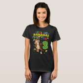 Kinder aap 3rd Birthday Zoo Laten we Bananas gaan  T-shirt (Voorkant volledig)