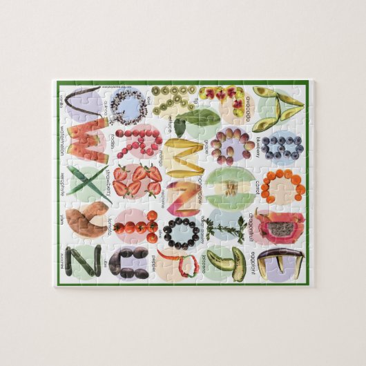 Kinder ABC Puzzle Education and Cute Alphabet Legpuzzel (Horizontaal)