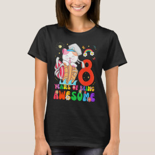 Kinder acht jaar oud Tiener 8e verjaardag Jongen G T-shirt
