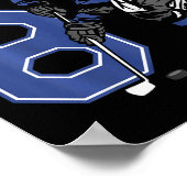 Kinder acht jaar oude ijskap Gedekte verjaardag Pa Poster (Hoek)