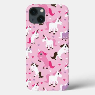 kinder achtergrond eenhoorn iPhone 13 hoesje