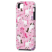 kinder achtergrond eenhoorn Case-Mate iPhone case (Achterkant Links)