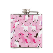 kinder achtergrond eenhoorn heupfles (Achterkant)