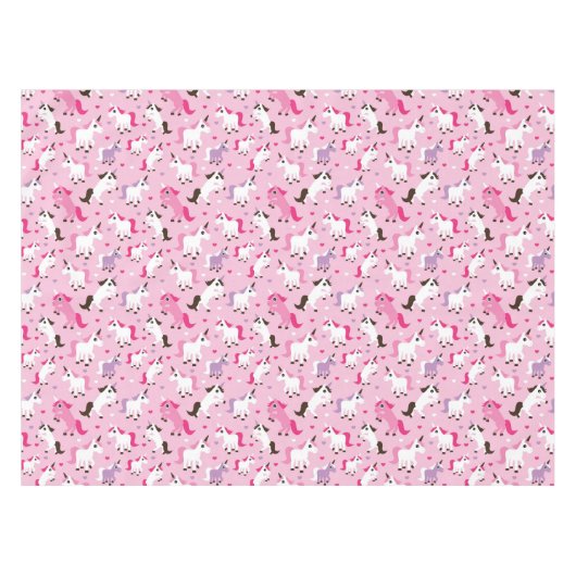 kinder achtergrond eenhoorn tafelkleed (Voorkant (Horizontaal))