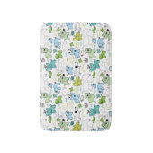 kinder achtergrondpatroon van dieren badmat (Voorkant Verticaal)