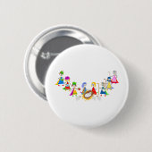 Kinder activiteit ronde button 5,7 cm (Voorkant /achterkant)