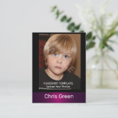 Kinder Actor en modelkoppen Comp Briefkaart (Staand voorkant)