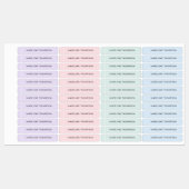 Kinder afgebeelde naam van afgedekte kleur labels (Vel)