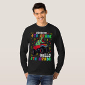 Kinder afscheid 4e graad Hallo 5e graad hier kom i T-shirt (Voorkant volledig)