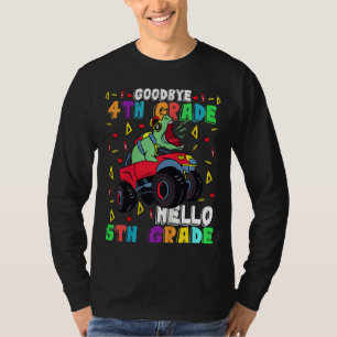 Kinder afscheid 4e graad Hallo 5e graad hier kom i T-shirt