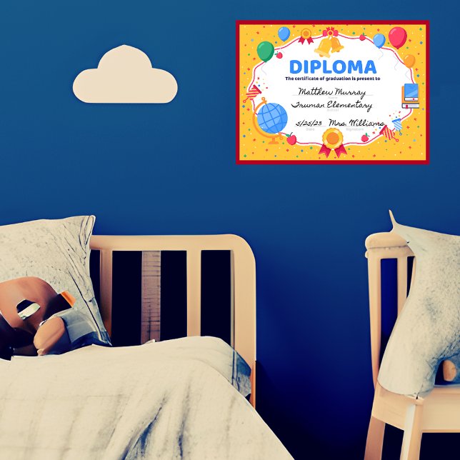 Kinder Afstuderen Diploma (Creator heeft geüpload)