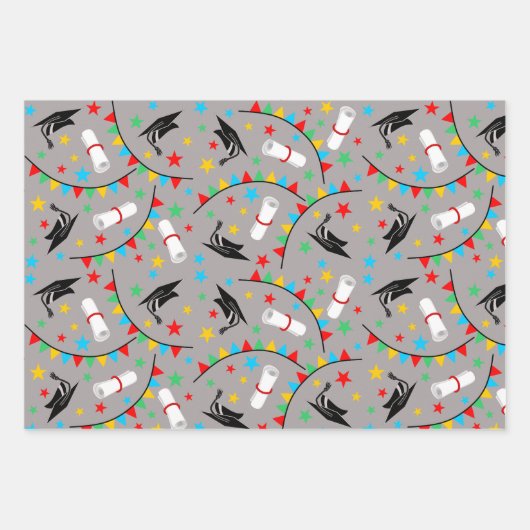 Kinder Afstuderen Inpakpapier Vel (Voorkant 2)