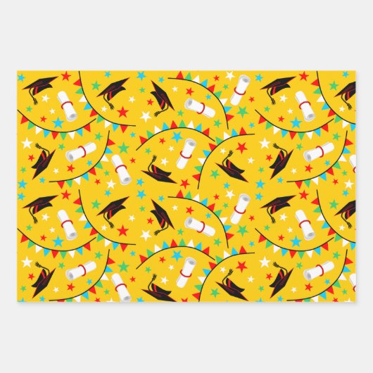 Kinder Afstuderen Inpakpapier Vel (Voorkant)