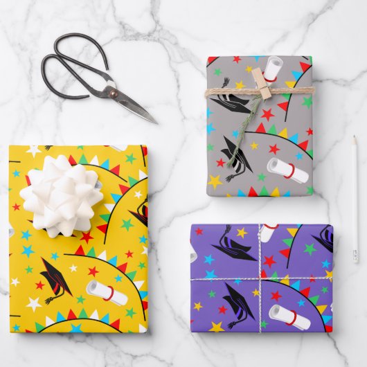 Kinder Afstuderen Inpakpapier Vel (Voorkant)