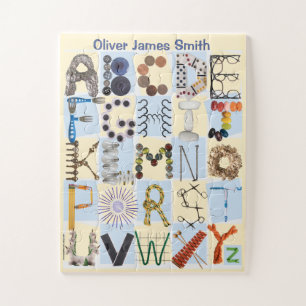 Kinder alfabet Puzzle - Leer de Afbeeldingen van d Legpuzzel