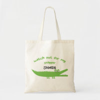 Kinder Alligator Persoonlijke Canvas tas