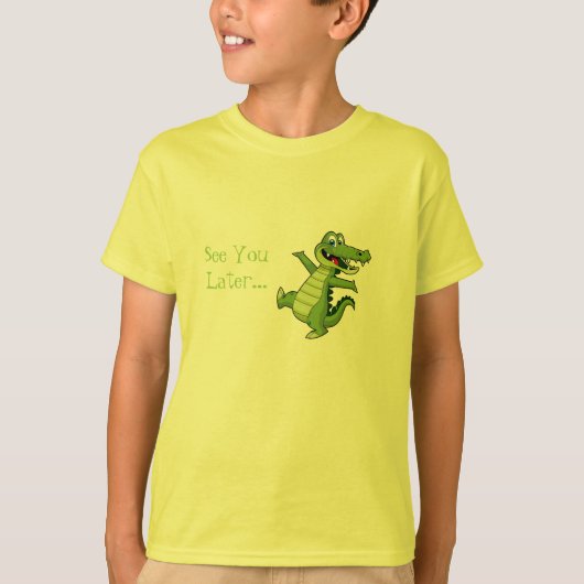 Kinder alligator Shirt (Voorkant)