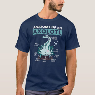Kinder anatomie van een Axolotl jongen Toddler T-shirt