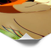 Kinder Anime Cartoon Glanzend Poster Perfect Poster (Hoek)