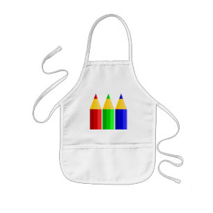 Kinder Apron gekleurd Schort