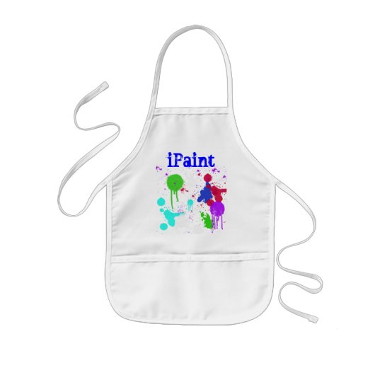 Kinder artiest Apron Kinder Schort (Voorkant)
