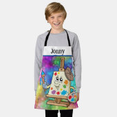 Kinder artiest schort (Gedragen)