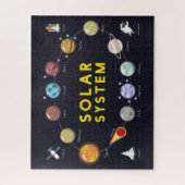 Kinder astronomieplanten Astronaut Solar System Legpuzzel (Verticaal)
