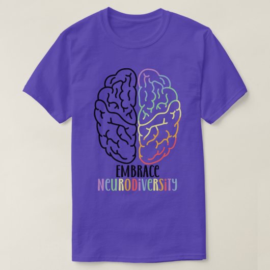 Kinder autisme ASD Neurodiversity T-shirt Embrace  (Design voorkant)