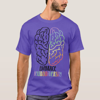 Kinder autisme ASD Neurodiversity T-shirt Embrace 