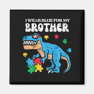 Kinder Autisme Bewustzijn Blauw Voor Mijn Broer Tr Magneet