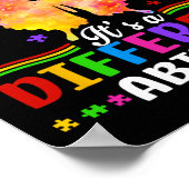 Kinder Autisme Bewustzijn Het is een ander vermoge Poster (Hoek)