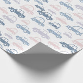 Kinder auto's cadeaupapier (Hoek)